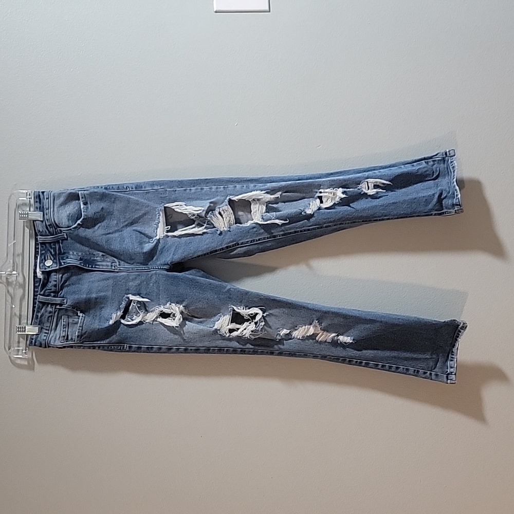 Cello straight legged ripped jeans
